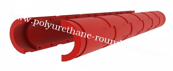 Polyurethane Submarine Cable Protection Duct 85 A Hardness Undersea Cable Protection System
